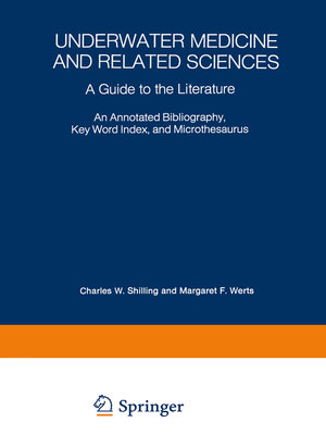 cover image of Underwater Medicine and Related Sciences